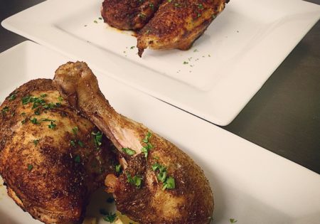 Lemon herb crusted chicken & Rotisserie chicken